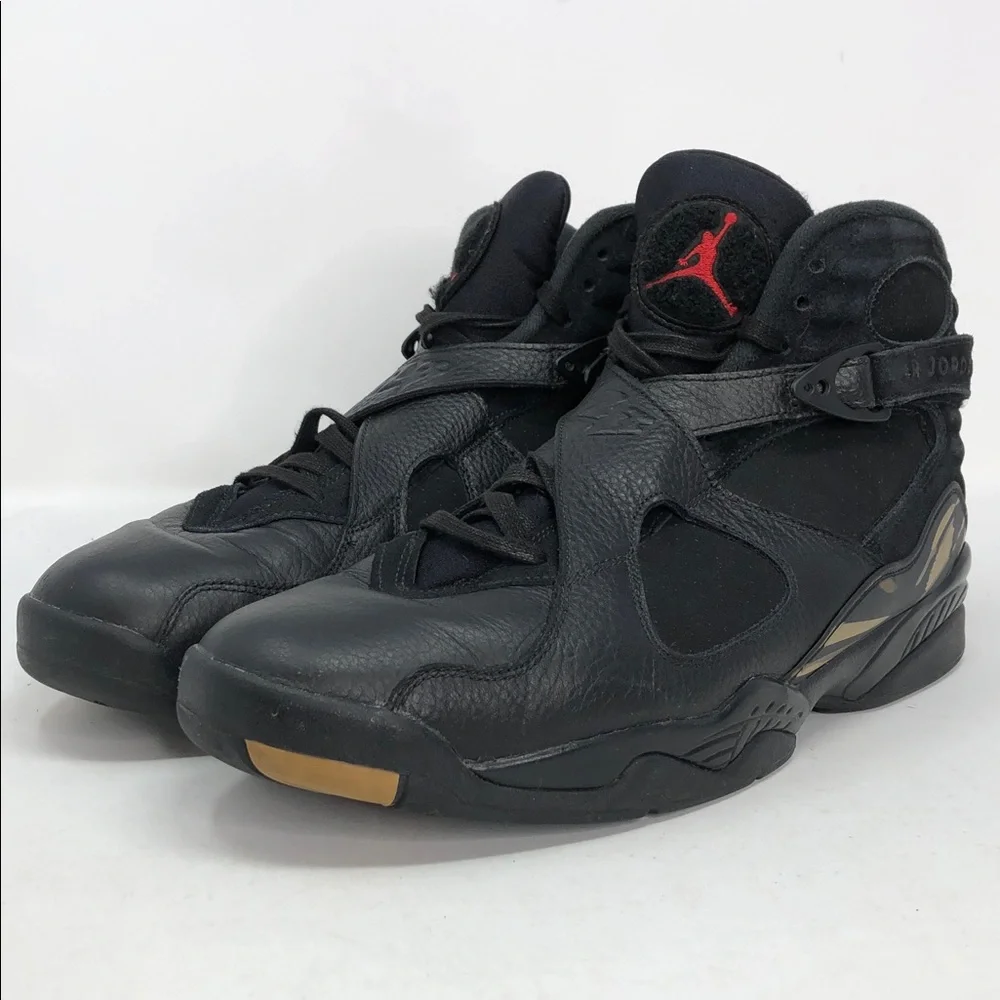 Air Jordan 8 Retro x OVO Black AA1239-045 Authentic Drake Sneakers - Size 14